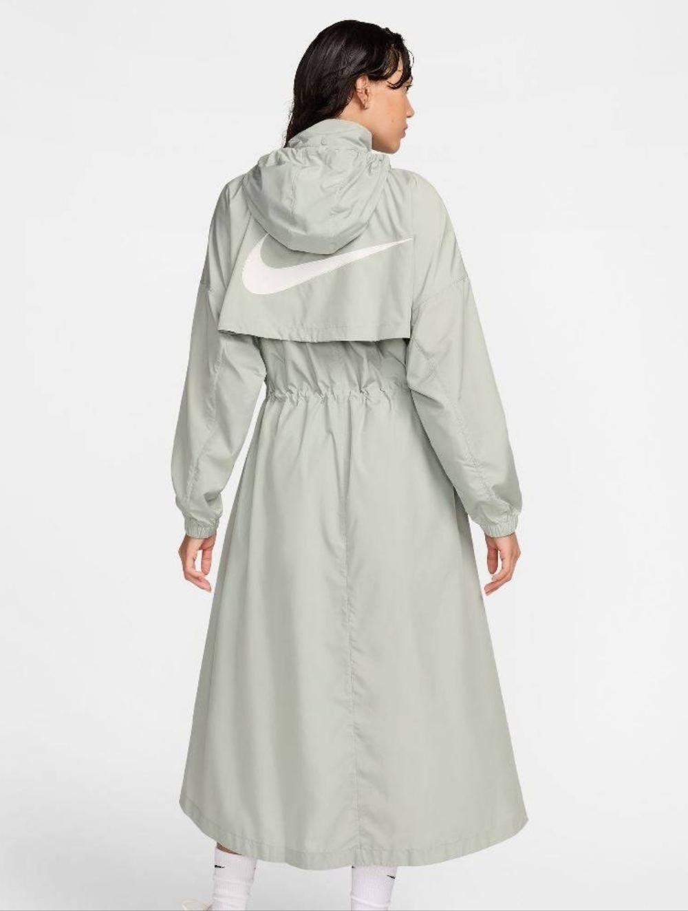 Nike Essential Womens Trench Coat Size Medium NWT - Picture 2 of 13